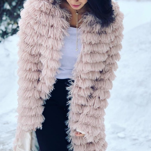 Shaggy Faux Fur Jacket @ NO OFFERS @ - Picture 4 of 4